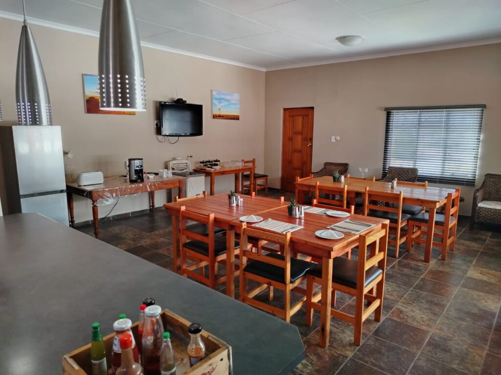 Communal dining area